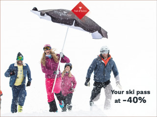Get a 40% off your ski passes for any accommodation booked through us