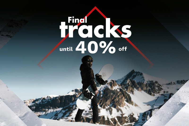 Final tracks of the winter!