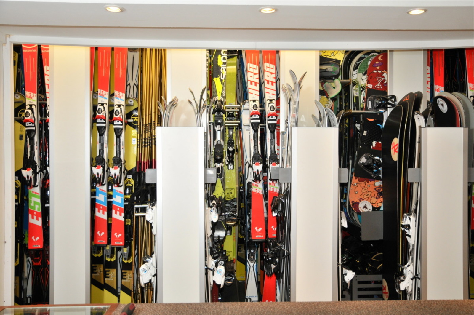 Ski equipment rental