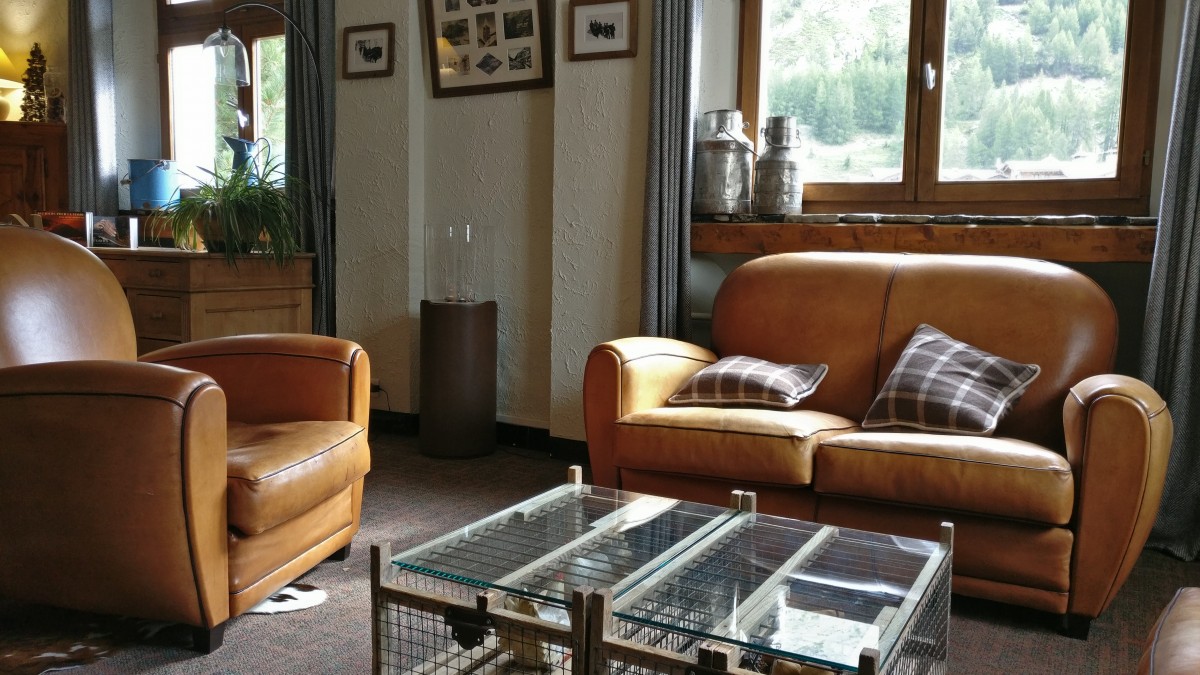 Espace salon de thé dans l'hôtel bellier