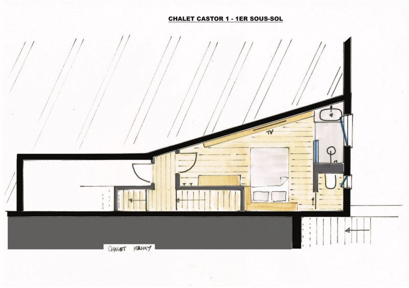 Chalet Castor plan-1er-sous-sol