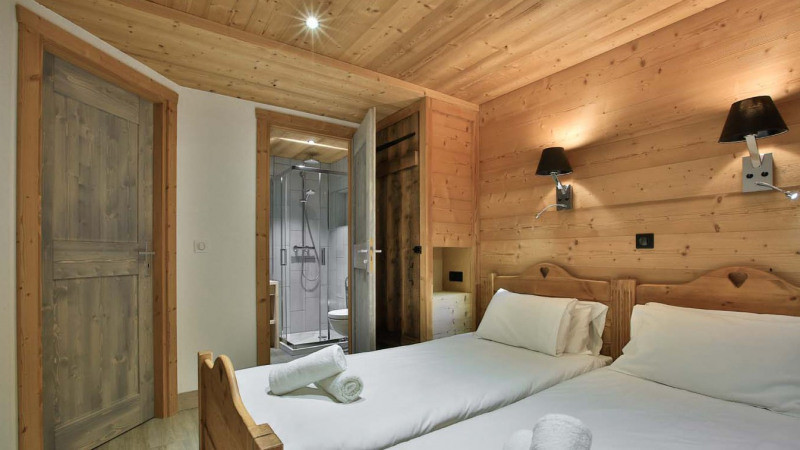 Chalet Sylvie chambre twin