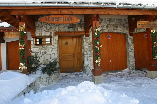 Entrée Le Grapillon Val d'Isère